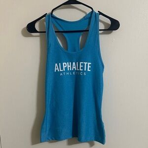 EUC Alphalete Women’s Blue Athletic Tank Top Small